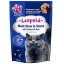 М'ясний корм для котів Леопольд Рагу з куркою та печінкою в соусі 100 г