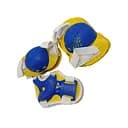 Комплект захисний дитячий MS 0032-2(Yellow) наколінники, налокітники, зап'ястя