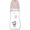 Антиколікова пляшечка для годування Canpol babies Easystart Toys від 1 року 300 мл рожева (35/222_pin)