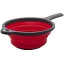 Дуршлаг A-Plus силиконовый складной с удобной ручкой 34.5х17.7х8.5 см красный