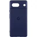 Чехол Lakshmi Silicone Cover Full Camera (AAA) with Logo для Google Pixel 7a Темно-синий / Midnight blue