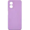 Силіконовий чохол Candy Full Camera для Oppo A58 4G Бузковий / Dasheen