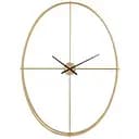 Настенные часы J-line золотые в металлическом корпусе овальные 126 см (85720)