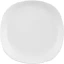 Тарелка обеденная Ardesto Molize квадратная 27х27 см белая (AR2927MW)
