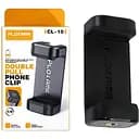 Тримач для телефону Plokama CL-10 ABS-пластик + гума різьба 1/4 дюйма протиковзкі вставки чорний