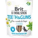 Лакомство для собак Brit Dental Stick Teeth & Gums здоровые десна и зубы, ромашка и шалфей 7 шт. 251 г