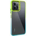 Чехол Epik TPU+PC Fresh sip series для Xiaomi Redmi 12 Бирюзовый / Лимонный