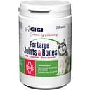 Вітамінно-мінеральна добавка Gigi For Large Joints & Bones для зміцнення та відновлення суглобів у собак великих порід 240 таблеток (GIG43070)