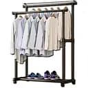 Вешалка-стойкая Double Pole JL-DSG-8641 телескопическая 78/150/42 см (41737-JL-DSG-8641_441)