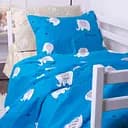 Підковдра на блискавці MirSon Kids Time 17-0350 Slovenia, бязь, 210х143 см, блакитна з білим