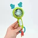 Интерактивная погремушка M 608 со звуками, мелодиями и светом, зеленого цвета