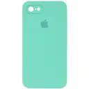 Чехол Epik Silicone Case Square Full Camera Protective AA для Apple iPhone 7/8/SE 2020 4.7 Бирюзовый/Turquoise