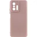 Чохол Silicone Cover Lakshmi Full Camera A для Xiaomi 11T / 11T Pro Рожевий / Pink Sand