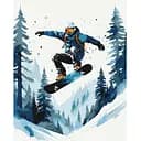 Набір для розпису ArtCraft Сніжний екстрім 40 x 50 см (10160-AC)