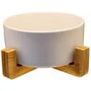 Салатник Led Trace White на бамбуковой подставке 12.5 см белый (B010800)