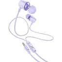 Навушники Hoco M107 Discoverer універсальні earphones з мікрофоном фіолетові