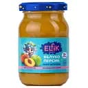 Набор пюре фруктове Elfik Magic Яблуко-персик склобанка 1020 г (6 шт. х 170 г)