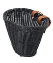 Корзина на детский велосипед / самокат 20х16х16 см плетеная ретро черная (G0001897)