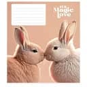Зошит учнівський Школярик It's a magic love 012-3300L-3 в лінію 12 аркушів 