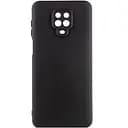 Чохол TPU GETMAN Liquid Silk Full Camera для Xiaomi Redmi Note 9s / Note 9 Pro / Note 9 Pro Max Чорний / Black