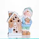 Новогодняя декоративная фигурка Yiwu CR-6-3 с подсветкой 15×8×16 см 