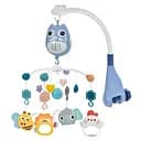 Карусель на кроватку RT668-13B с музыкой, погремушками и прорезывателями, на батарейках синий