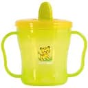 Поїльник Baby Team з ручками і складним носиком від 6 міс. 180 мл салатовий (5002)