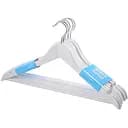 Вішалка Idea Home RE05163W дерев'яна 44.5х23х1.2 см 6 шт. біла (6931551)