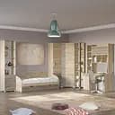 Спальня дитяча Еверест Бриз Комплект 5 (модульна - 6 елементів) сонома/трюфель (EVR-2555)