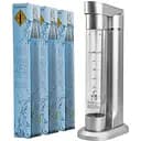 Сифон для газирования воды Soda@home Mercurius 7005 + 3 баллона серебристый