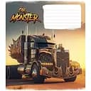 Зошит учнівський Monster cars Школярик 012-3243L-2 у лінію 12 аркушів