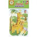 Пазли на магніті Vladi Toys Мої перші ігри Жирафики А5 12 елементів (VT3205-79)
