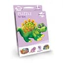 Детские развивающие пазлы Puzzle For Kids PFK-05-12, 2 картинки Динозаврык