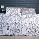 Комплект постільної білизни MirSon Ranforce Elite 17-0668 Grey Blooms 2 x 160 x 220 см сіро-білий (2200009931963)