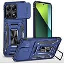 Ударостійкий чохол Epik Camshield Army Ring для Xiaomi 14T Синій / Navy