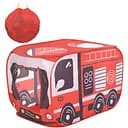 Детская палатка MR 1483-4 пожарная машина с вентиляцией и входом-накидкой, 110 х 69 х 70 см