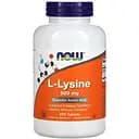 Амінокислота Now L-Lysine 500 мг 250 таблеток