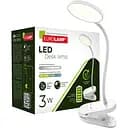 Светильник настольный Eurolamp Led Smart 3W 2700-6000K dimmable USB+BATTERY white на прищепке (LED-TLB-3W(P)USB)