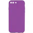 Чохол Epik Silicone Case Square Full Camera Protective AA No Logo для Apple iPhone 7 plus/8 plus 5.5 Фіолетовий/Grape