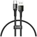 Кабель Baseus Halo Data Cable USB для USB Type-C 3 A 0.5 м Black (CATGH-A01)