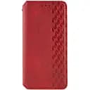 Кожаный чехол-книжка Getman Cubic (PU) для Samsung Galaxy A16 4G/5G Красный