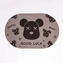 Диатомитовый овальный коврик для дома Good Luck 38×58 (см) Влагопоглощающий коврик для кухни ванны и туалета