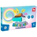 Полімерна глина Школярик Пастельна з блискітками 6 кольорів (304118001-UA)