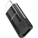 Адаптер Borofone BV18 iP male to Type-C female USB 2.0 adapter чорний
