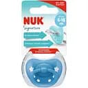 Пустышка ортодонтическая Nuk Signature Синие звезды pазмер 2 силиконовая (3952473)