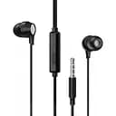 Наушники вакуумные с эластичным кабелем Borofone Bm28 Jack 3.5 черные 6931474701732