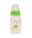 Бутылочка для кормления Курносики, с силиконовой соской, 125 мл, салатовый (7001 сал)
