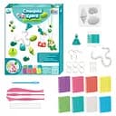 Набор полимерной глины 4FUN Game Club, 38406, 8 цветов, формы, фурнитура, цепочка