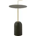 Кофейный столик J-line черный с золотом (46085)