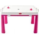 Детский пластиковый стол с насадкой для аэрохоккея Doloni Toys 04580 розовый